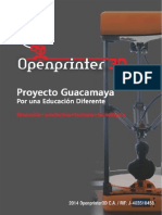 Openprinter máquina de impresión en 3D