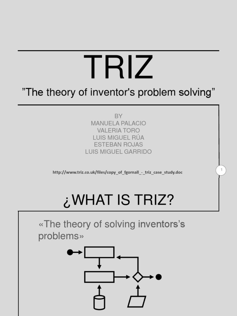 Plantilla Triz | PDF | Cognition