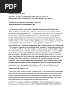 LETTER SUPPORTING the Goldtooth and 350.Org Applications for Party Status