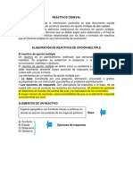 Lineamiento para Elaborar Reactivos Ceneval