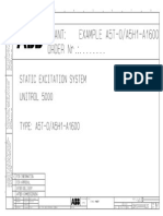 Less Than 150MW Excitation System Drawing PDF