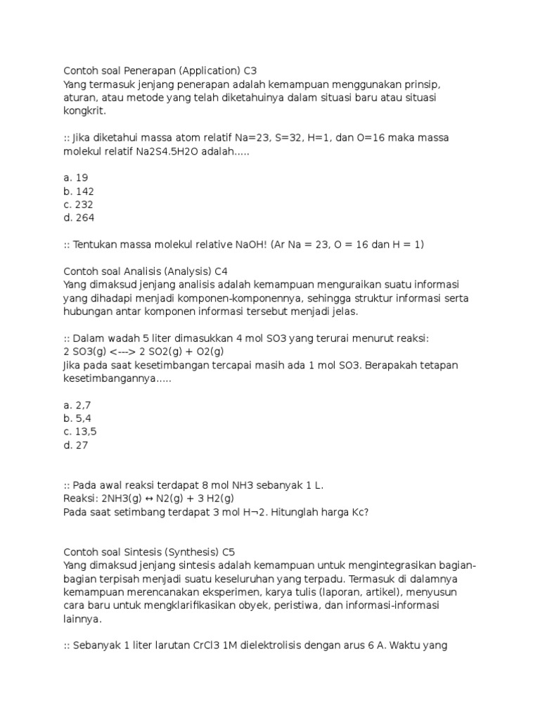 26+ Contoh Soal Bahasa Indonesia C4 - Kumpulan Contoh Soal