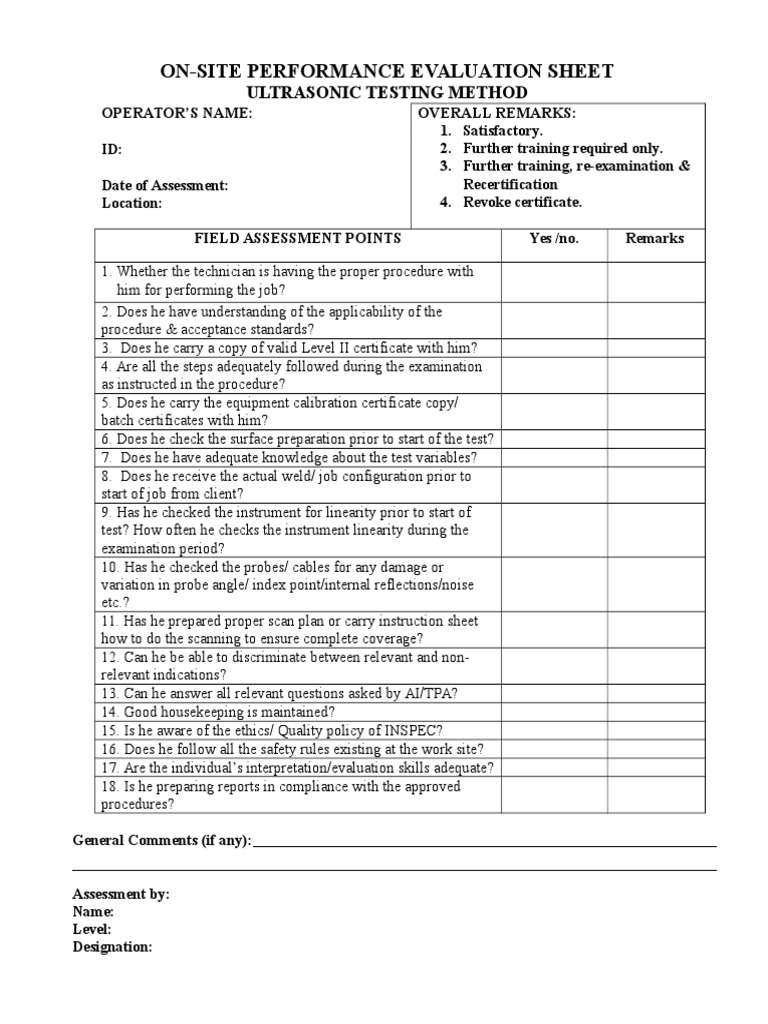 Ultrasonic Testing Performance Evaluation | PDF | Computers ...
