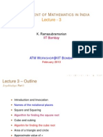 Lecture - 3: Evelopment of Athematics in Ndia