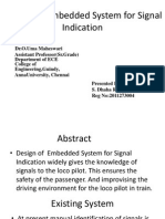 Design of Embedded System For Signal Indication