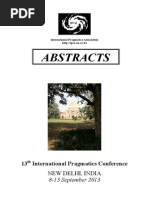 Download Abstracts on Pragmatic by Shyam Mishra SN244834971 doc pdf