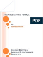 Free Video Lectures For MCA