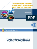 Tata Hubungan Praksi Dan Partai