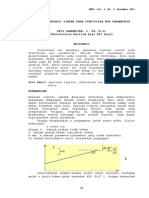 Analisis Regresi Linear Pada Statistika Non Parametrik