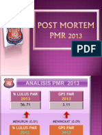 Post Mortem PMR 2013