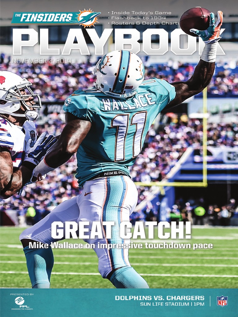 Playbook Finsiders Playbook: Dolphins vs. Chargers | PDF | Green Bay  Packers | American Football Leagues