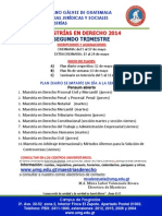 Info General MA Derecho 2 Trim 2014