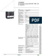 Product Data Sheet: Circuit Breaker Compact NSX100F - TMD - 100 A - 3 Poles 3d