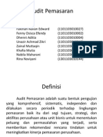 Audit Pemasaran Kelompok 1