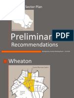 Wheaton Sector Plan: Preliminary