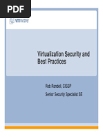 Virtualization Security and Best Practices