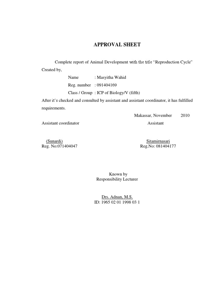 Report1, Reproduction Cycle | PDF | Menstrual Cycle | Female Mammals