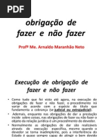8- Execução de Obrigacao de Fazer Ou Nao Fazer