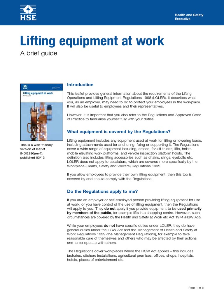 Lifting Operation Procedure Elevator Occupational Safety And Health