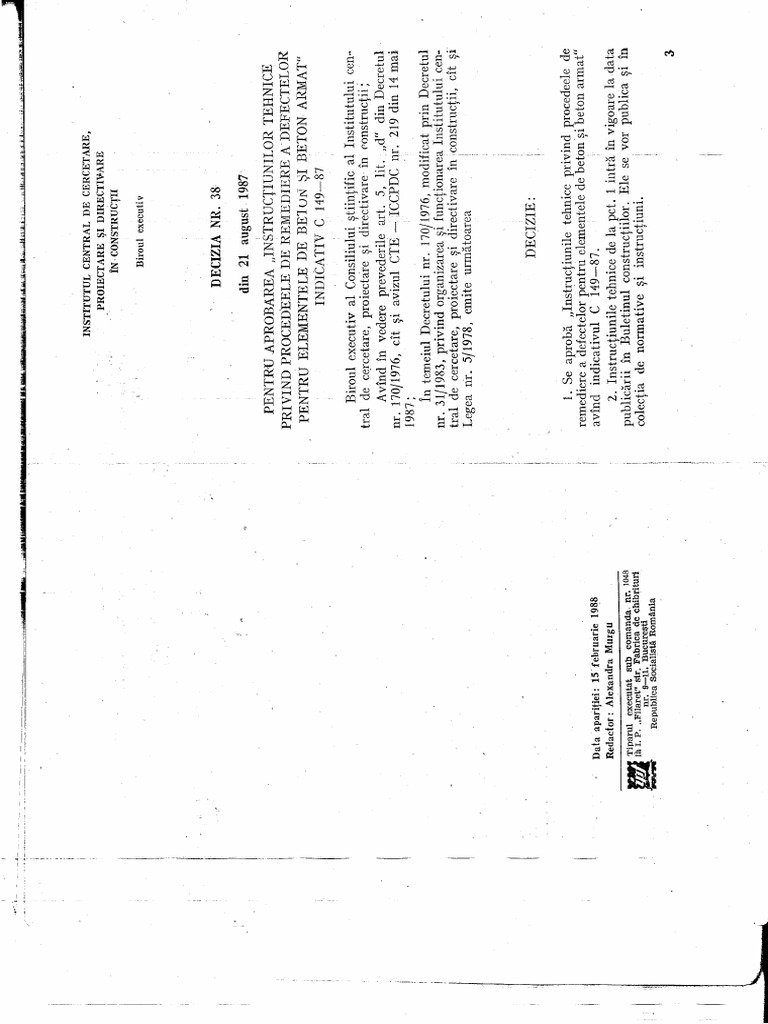 Normativ C149 - 1987 | PDF
