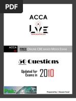 Download wwwacca-livecom  ACCA - F2 Management Accounting CBE based Mock Exam by ACCALIVE SN24487004 doc pdf