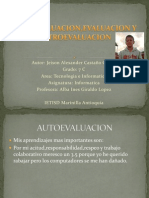 Autoevaluacion,Evaluacion y Hetroevaluacion 7 c