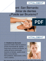 Vitaldent  San Bernardo:Rechinar de dientes ¿Puede ser Bruxismo?