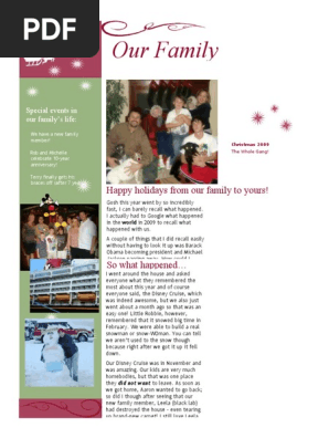 Christmas Letter