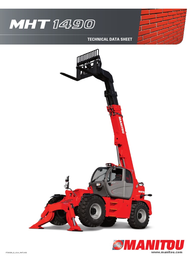 Manitou MHT 1490 (EN) Transmission (Mechanics) Vehicles