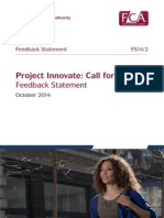 Project Innovate - Call For Input Feedback Statement October 2014