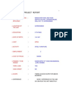 Project Report: Name and Address:-Of The Applicant