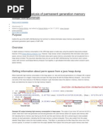 SAP JVM - Analysis of Permanent Generation Memory Usage Using Jvmmon