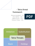 Intel Case - Tetra Threat Framework: Monica Mandyani - 117 Heer Mehta - 119 Digant Purani - 132 Poonam Thakur - 154