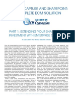 A Complete Ecm Solution: Enterprise Capture and Sharepoint