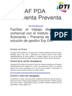 Programa Erp Gestion Pda Autoventas Preventas