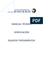 48872645 Manual Tecnico Procedimiento Verificacion Equipos Topograficos Meridiano 0
