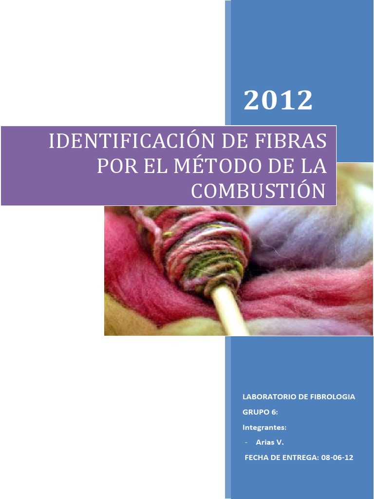 Pruebas de Combustion | PDF | Textiles | Fibra sintética