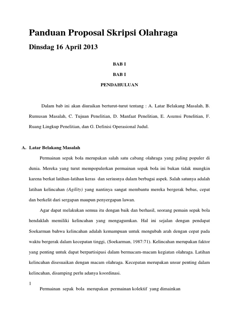 ➤ Contoh jurnal ekstrakurikuler futsal