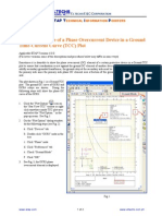 Display The Curve of A Phase Overcurrent Device in A Ground Time-Current Curve (TCC) Plot