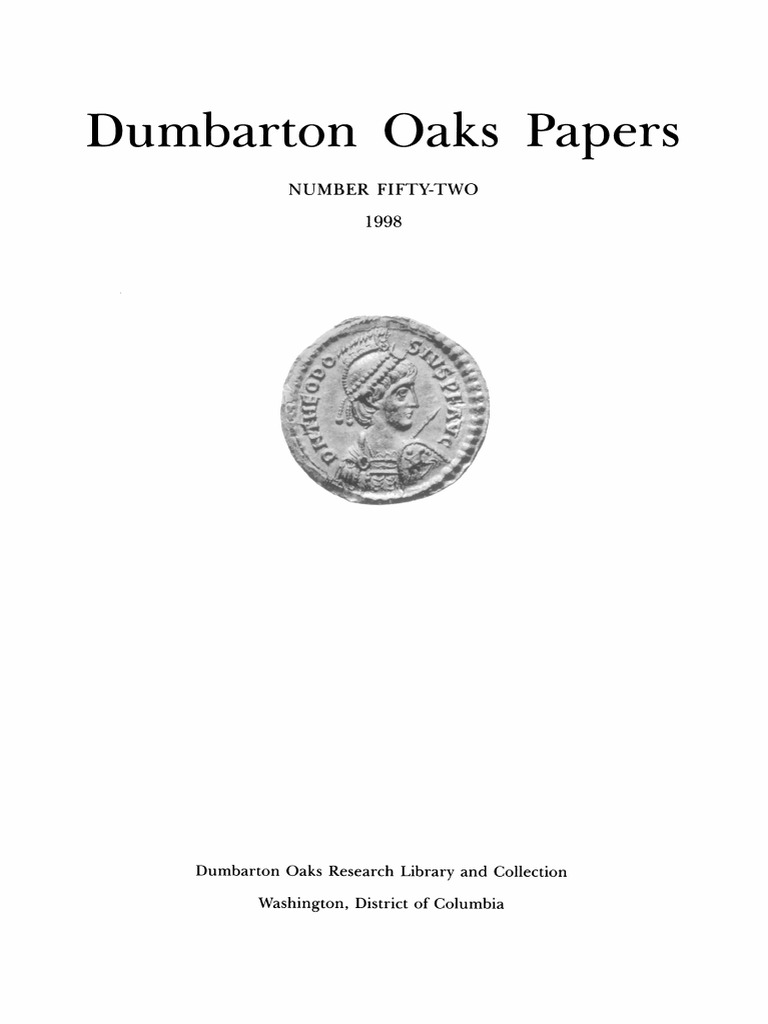 Dop 52, 1998 | PDF | Byzantine Empire | Religion And Belief