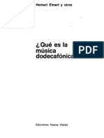 Eimert Que Es La Musica Dodecafonica