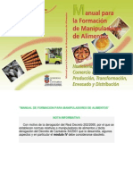 Libro Manual para La Formación de Manipuladores