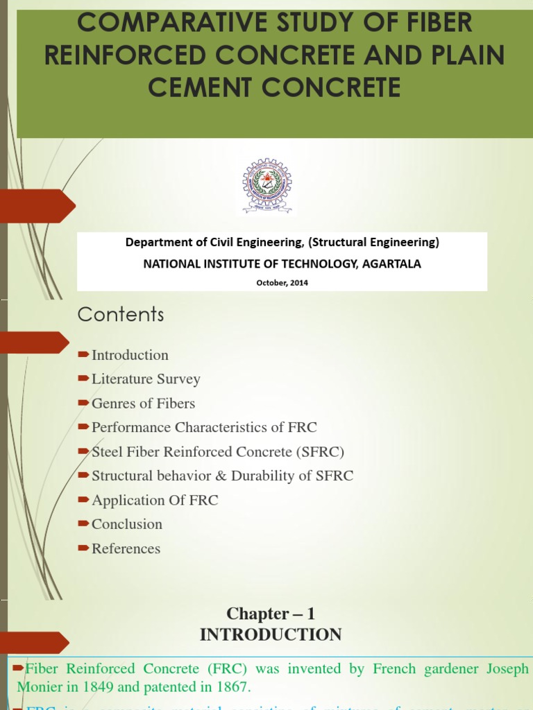 Fiber Reinforced Concrete | PDF | Reinforced Concrete | Concrete
