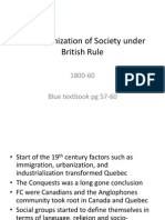 t 7 the organization of society under british rule
