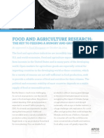 Food and Agriculture Research