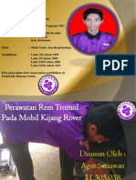 Laporan Semester Rem Tromol Kijang Rover - Agus Setiawan - 11305038