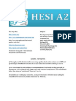 HESI A2 Info Page For Students