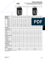 Selection Information H-And J-Frame Thermal-Magnetic Molded Case 150 and 250 Ampere Frame-Class 611