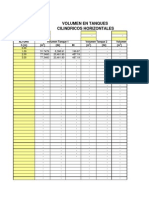 Calculo Volumen. TK Horizontal