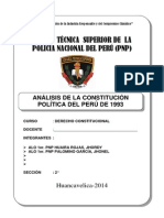 Análisis de La Constitución Política Del Perú de 1993